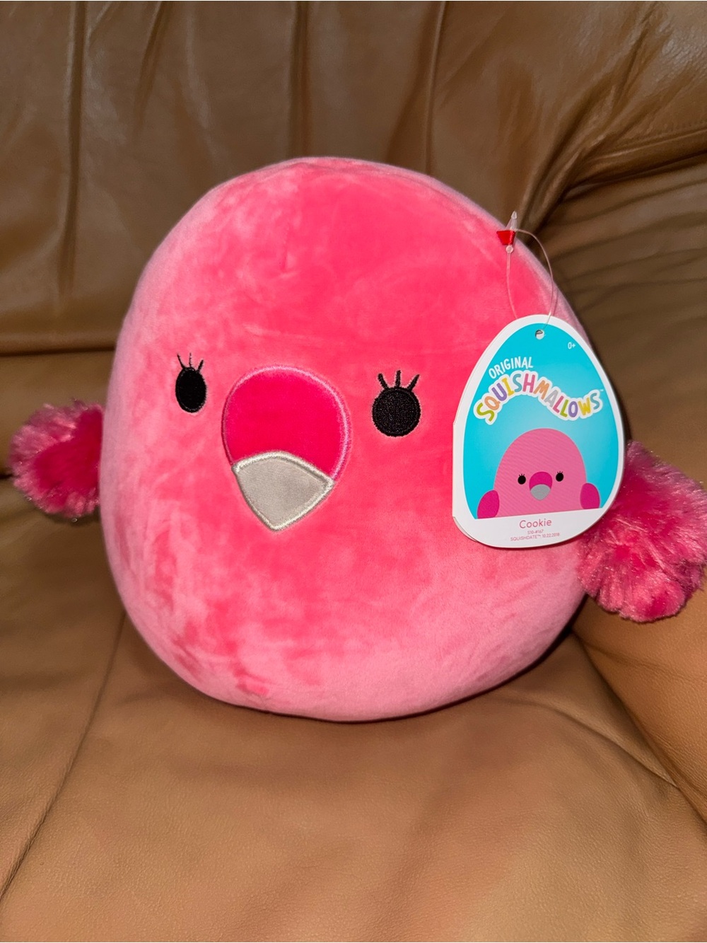 Cookie the flamingo Squishmallow 10”